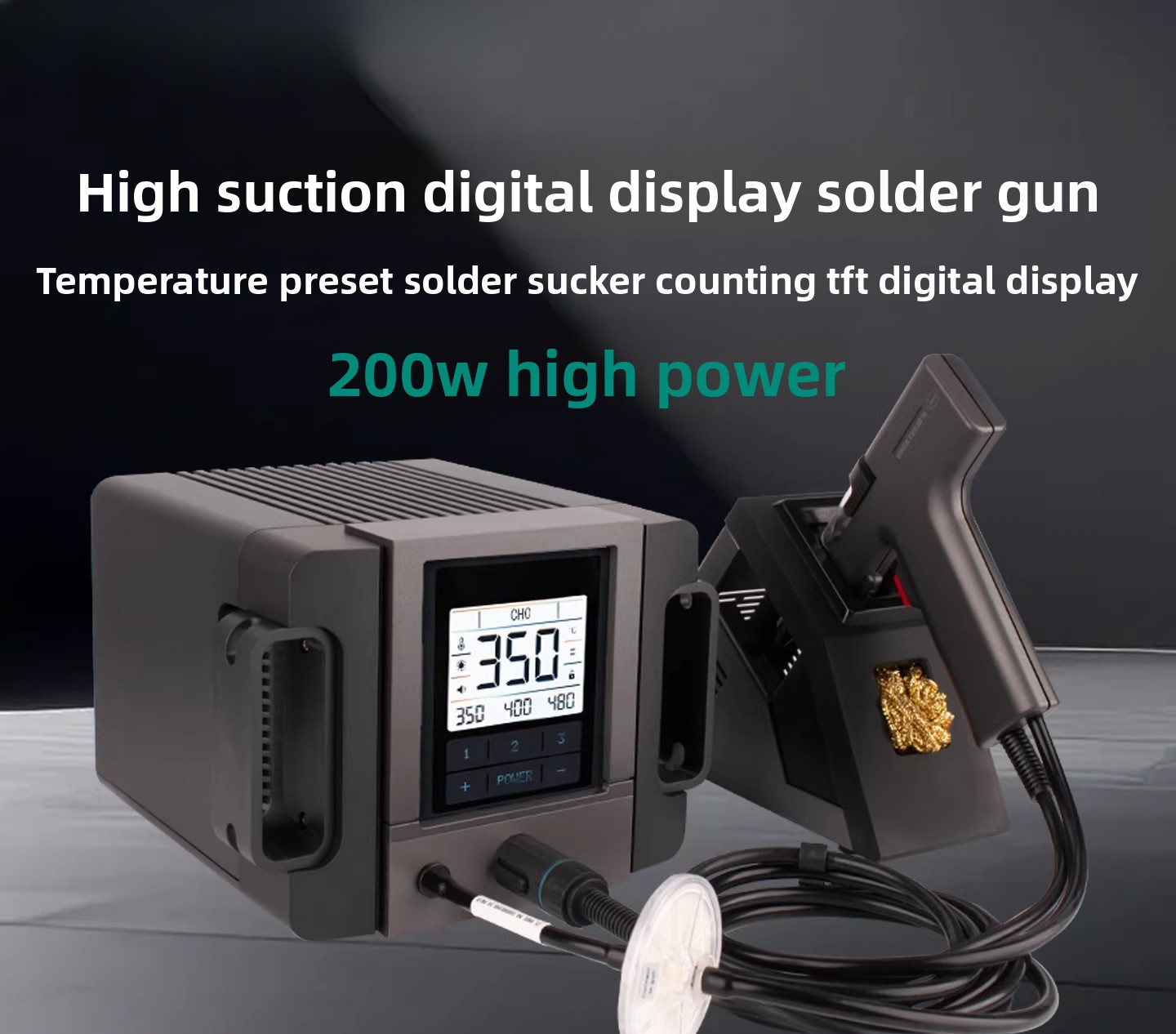 Electric Desoldering Pump 200W - Desoldering Pump Electric Vacuum Station ulasan dan harga